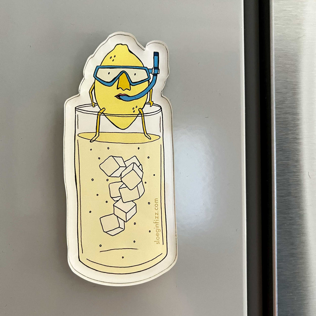 LEMONS MAKE LEMONADE REFRIGERATOR MAGNET