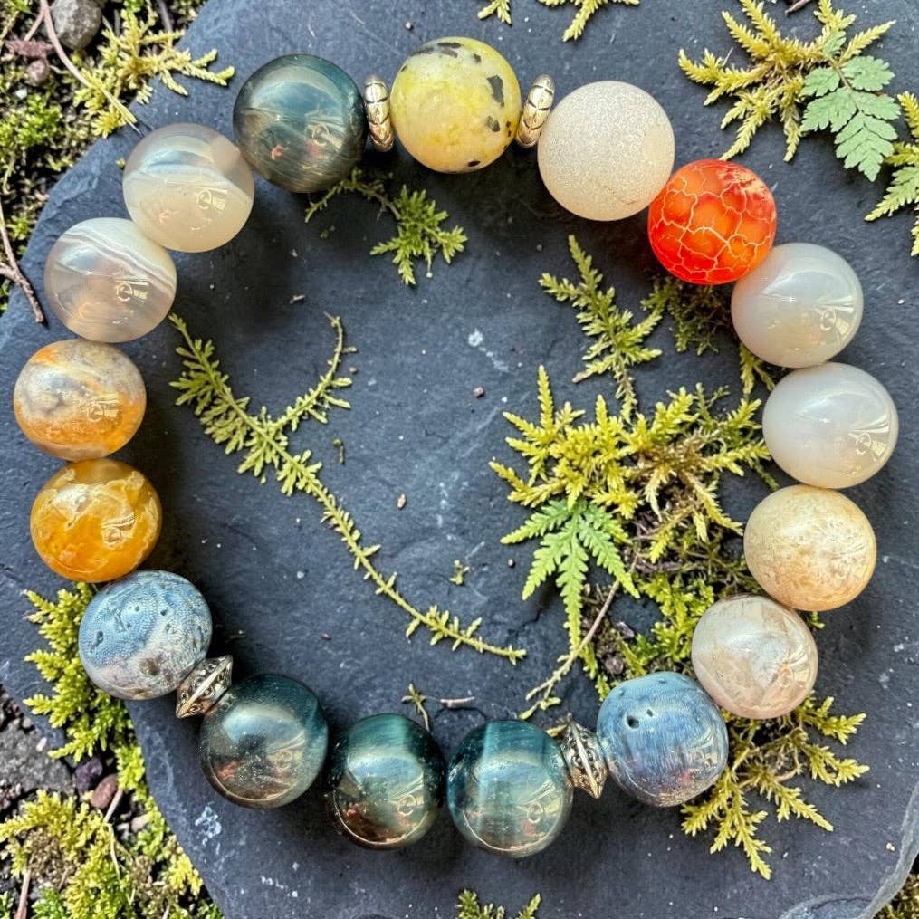 BLUE HERON BRACELET