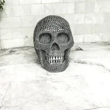 STUDDED SKULL DECOR