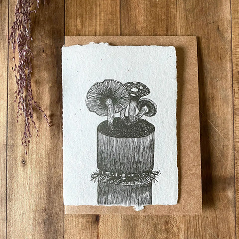 HANDMADE PAPER GREETING CARD