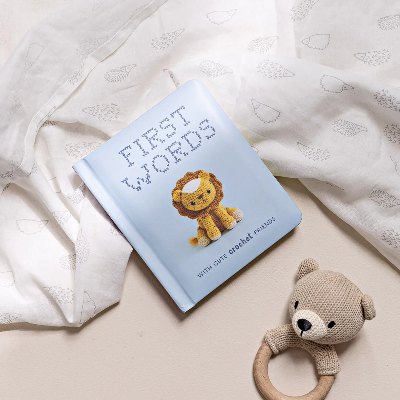 FIRST WORDS WITH CUTE CROCHET FRIENDS