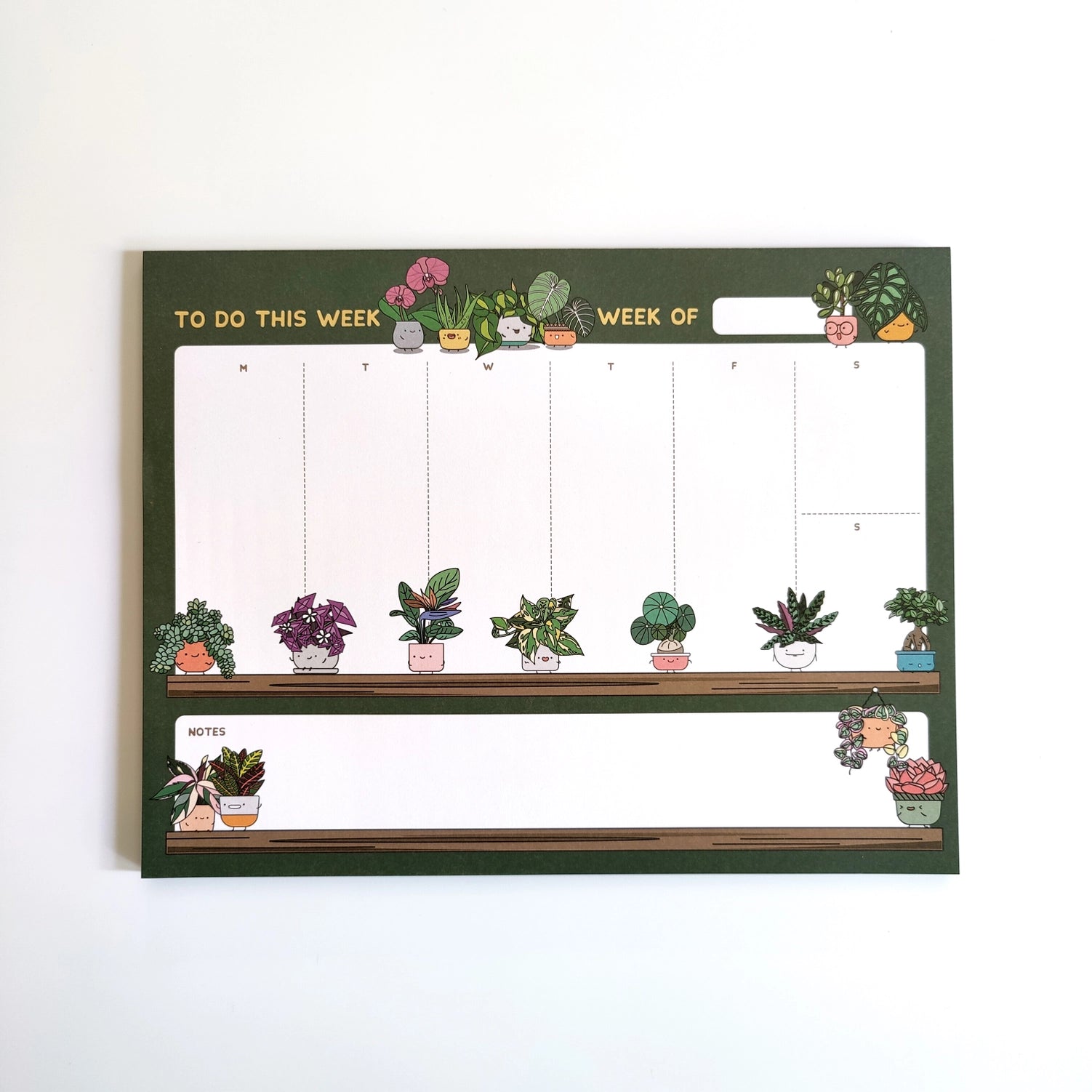 PLANT BUDDIES WEEKLY PLANNER PAD