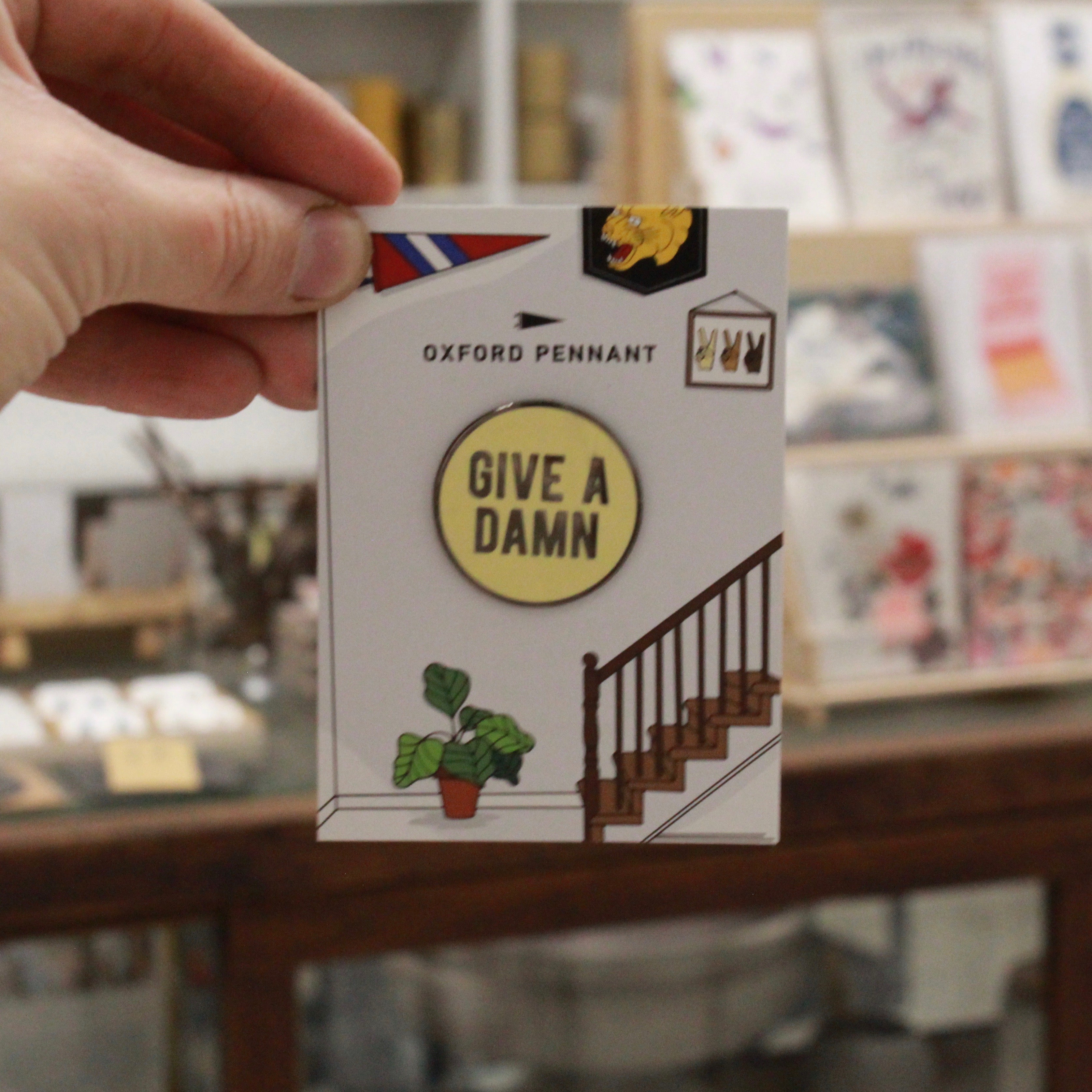 GIVE A DAMN PIN
