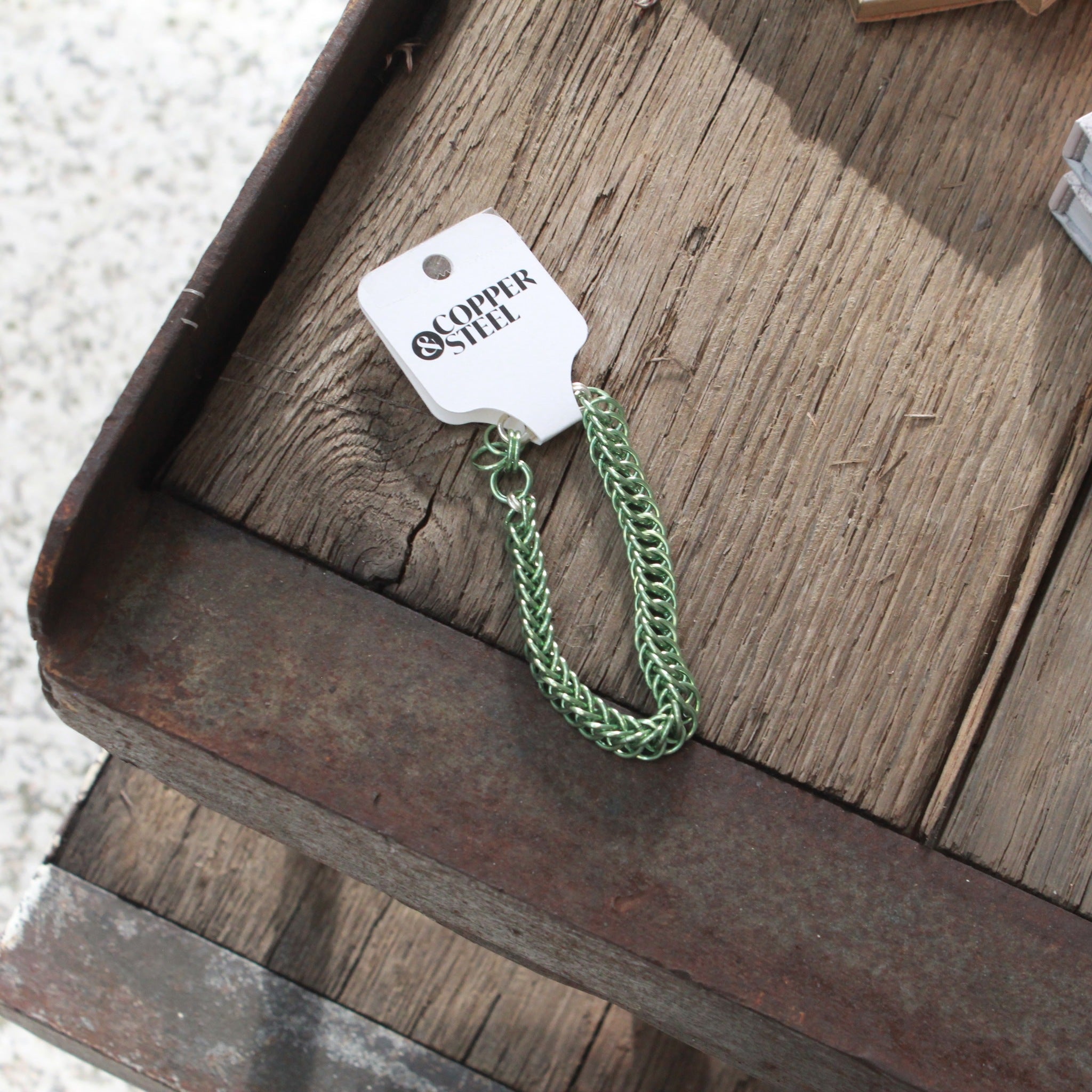 COPPER & STEEL CHAINMAIL JEWELRY