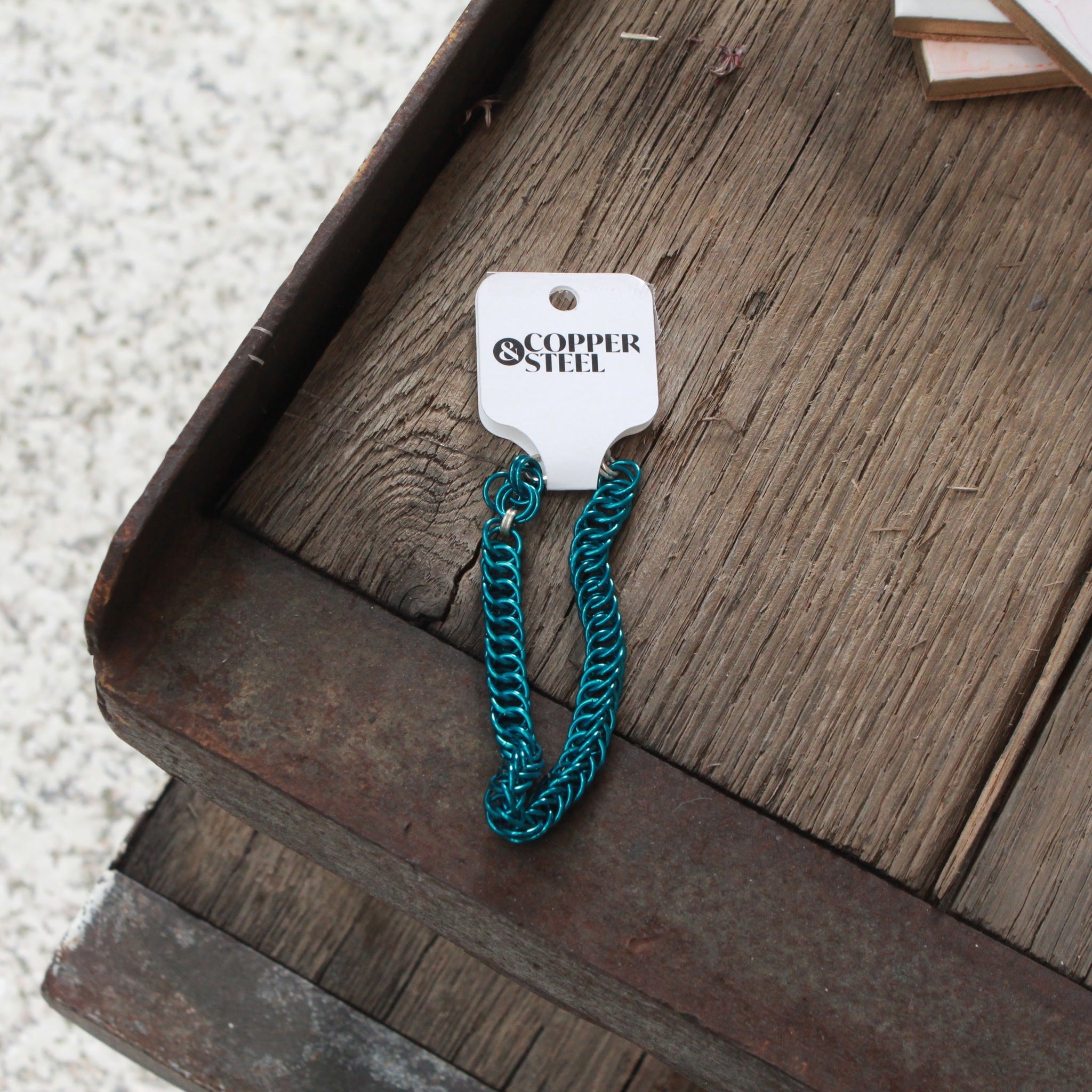 COPPER & STEEL CHAINMAIL JEWELRY