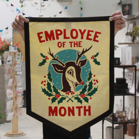 EMPLOYEE OF THE MONTH CAMP FLAG